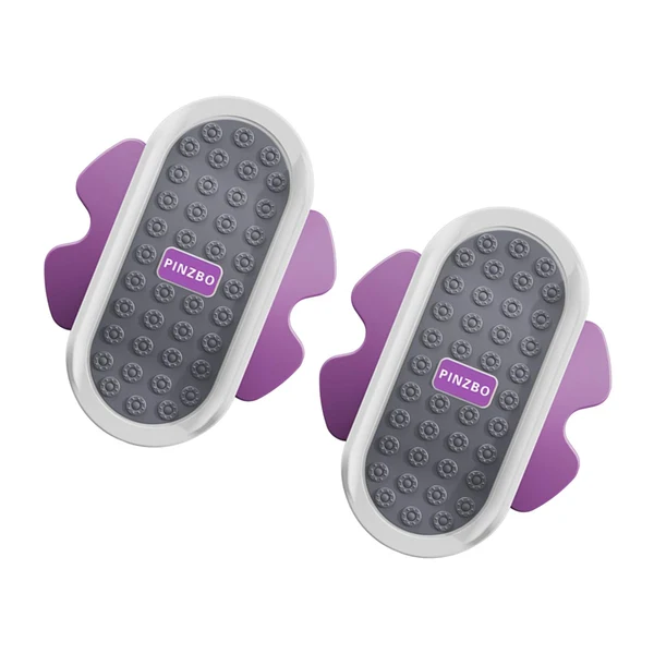 Pure Maxbell 2x AB Twisting Board Aerobic Exercise Workout Gym Sports Waist Twisting Disc Purple Luxury