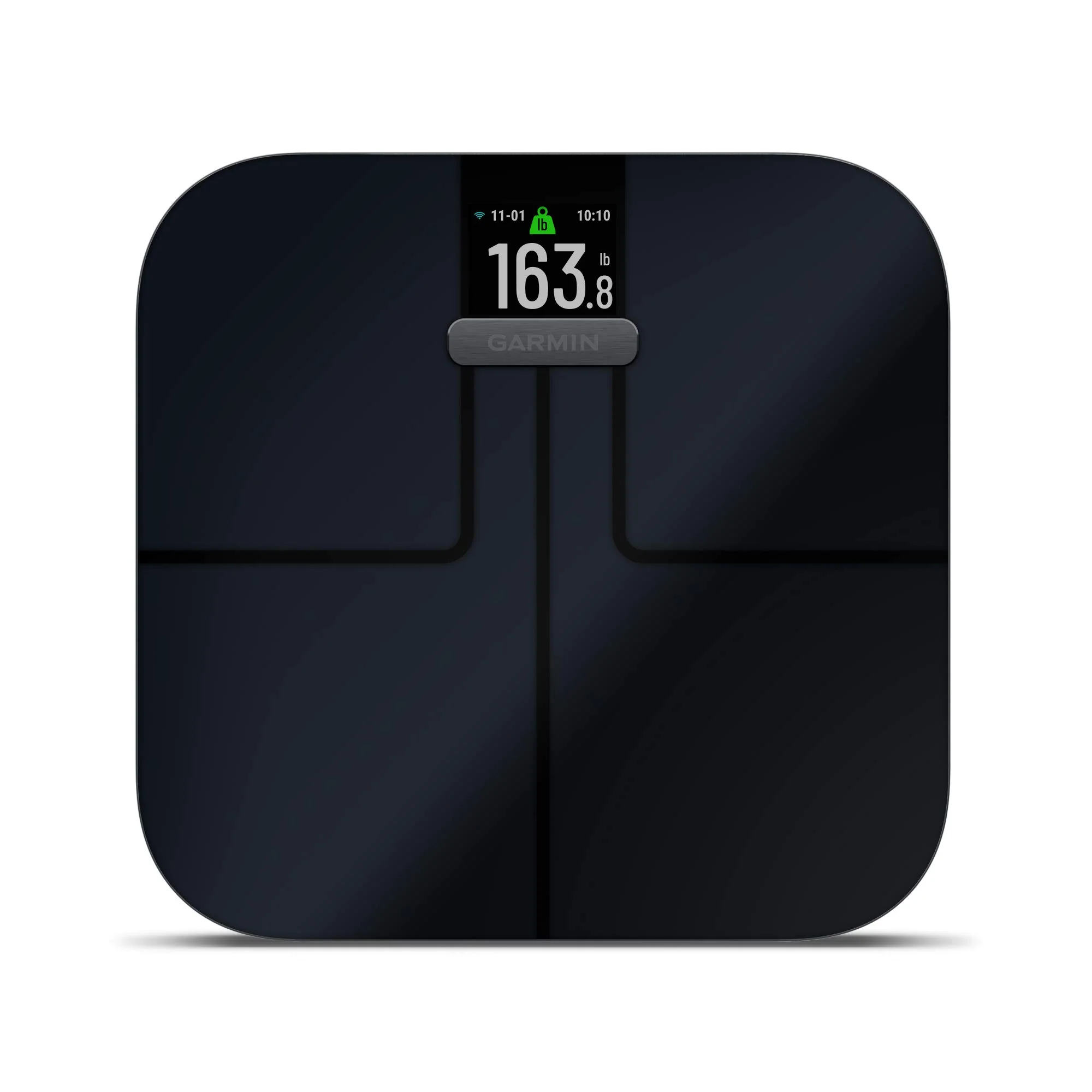 Easy-to-Use Garmin Index S2 Smart Scale with Wireless Connectivity Measure Body Fat Muscle Bone Mass Body Water and More Black 010-02294-02 Premium