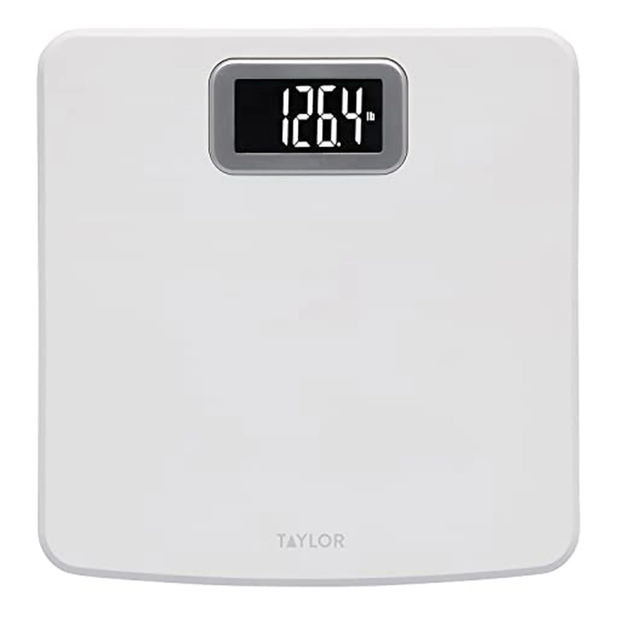 Certified Taylor Precision Products Capacity Digital Bathroom Scale White 400 lb Stylish