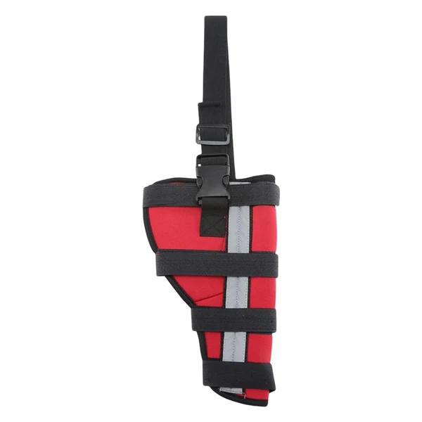 World-Class Maxbell Pet Dog Leg Brace Rear Leg Compression Wrap Supplies Support Protector M Red Unique