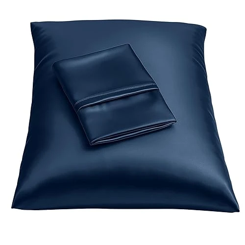 Practical BLISSFORD Satin Pillowcase with Zipper for Hair and Skin Care Feels Soft and Cool Like a Silk Pillowcase Satin Pillow Cases 2 Pack Slik Pillow Recyclable
