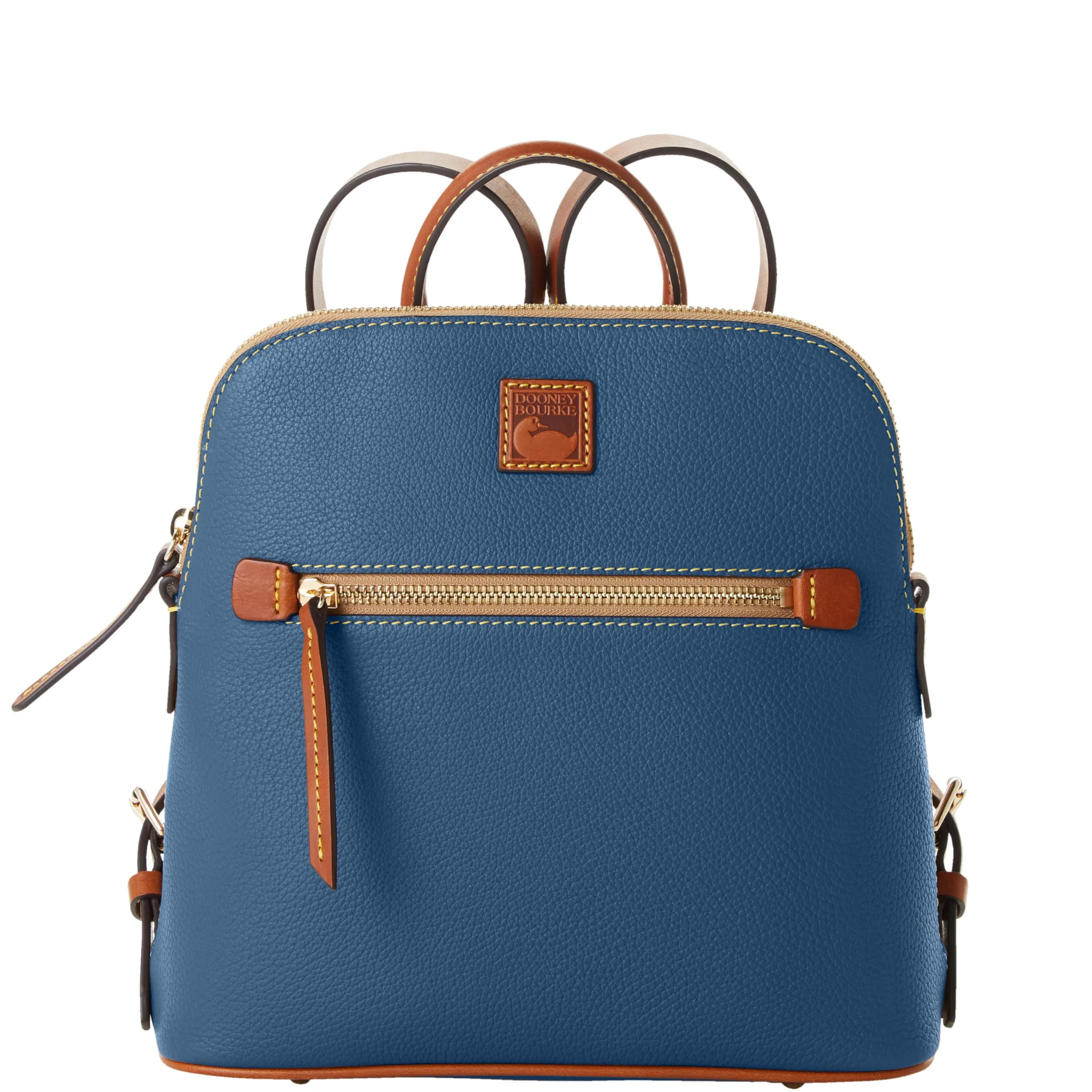 Trendy Dooney Bourke Handbag Pebble Grain Backpack - Blue High-Grade
