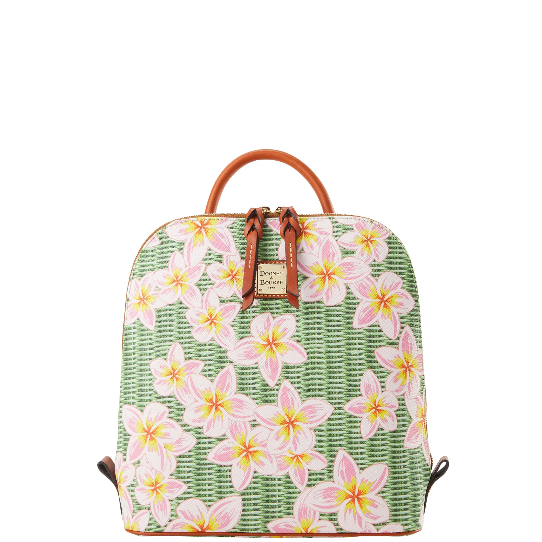 Sustainable Dooney Bourke Plumeria Zip Pod Backpack Pure