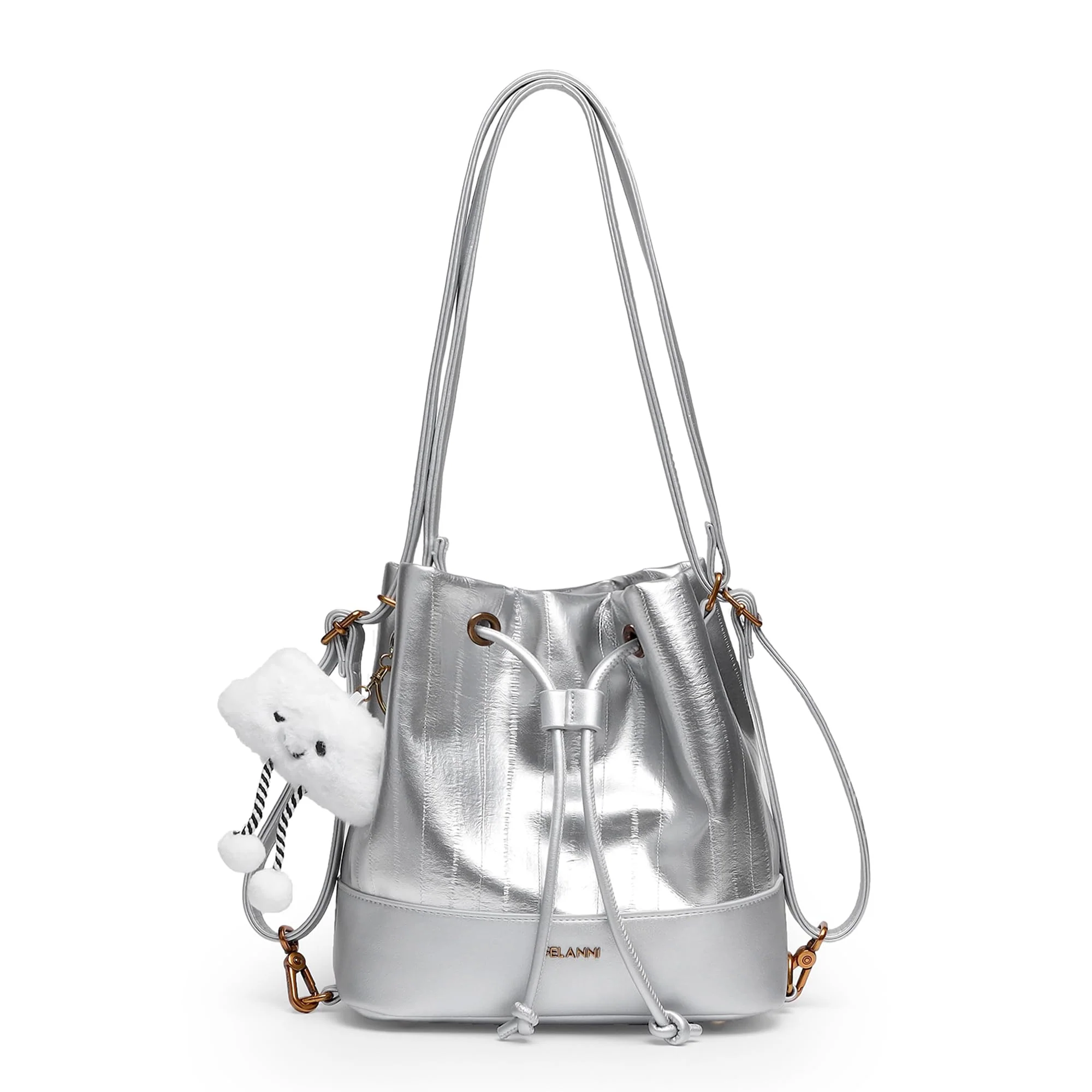 Advanced Hobo Bucket Bags for Women PU Leather Trendy Shoulder Purses Small Crossbody Bag 2025 Fashion Daily Convertible Backpack Purse with Adjustable Strap… Professional