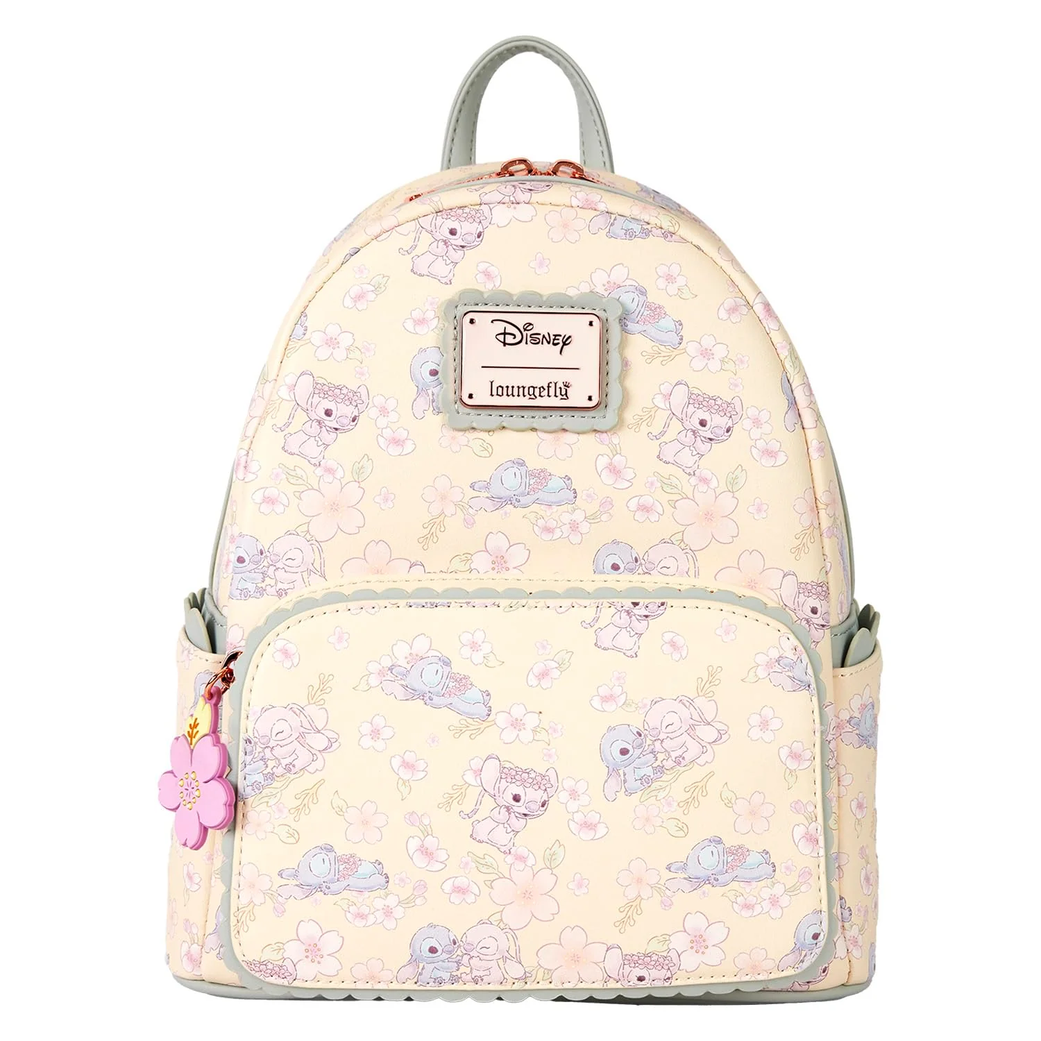 Artisan Loungefly Disney Cute Stitch Cherry Blossom Mini Backpack Smart