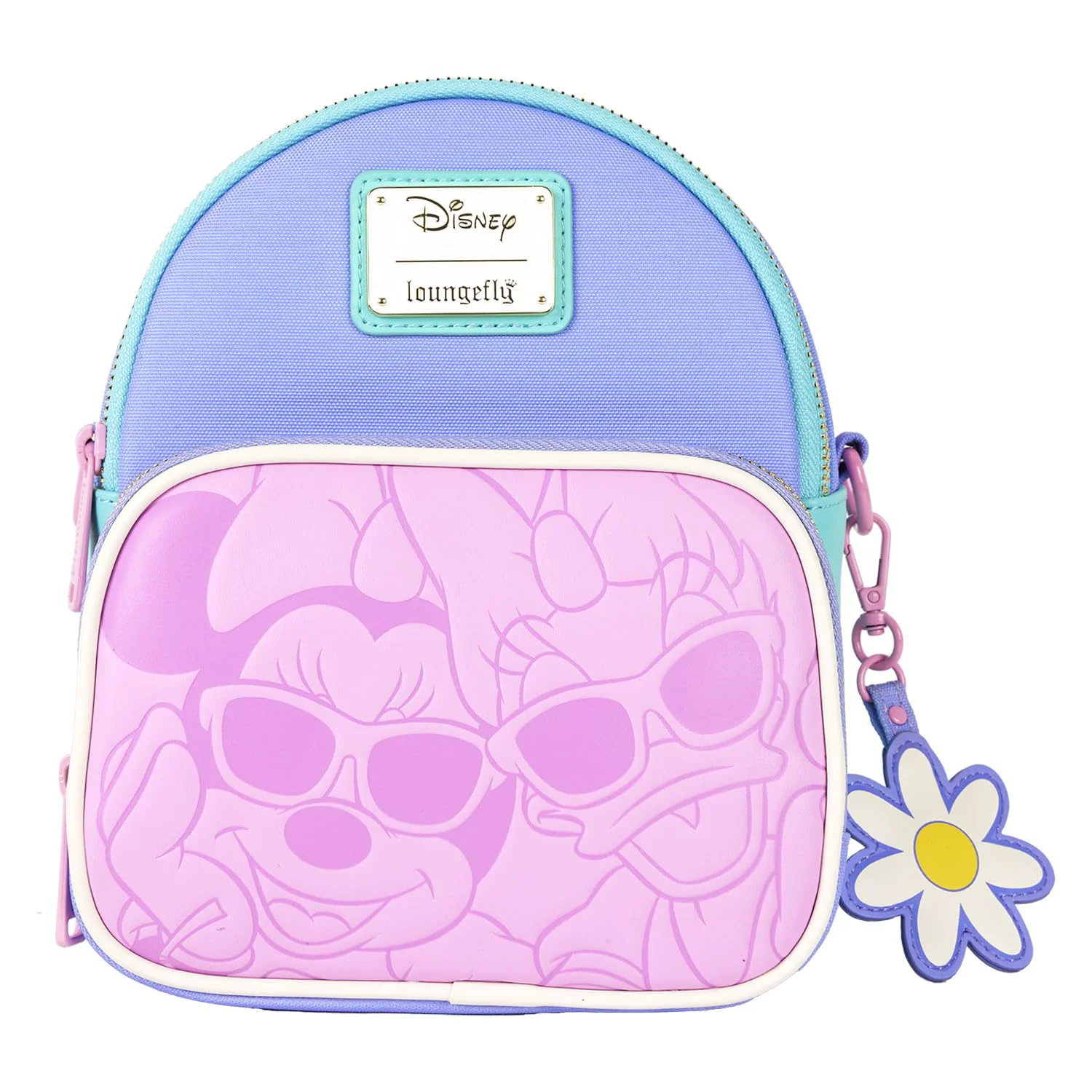 Smart Loungefly Disney Daisy Duck Minnie Mouse Mini Convertible Backpack Effective