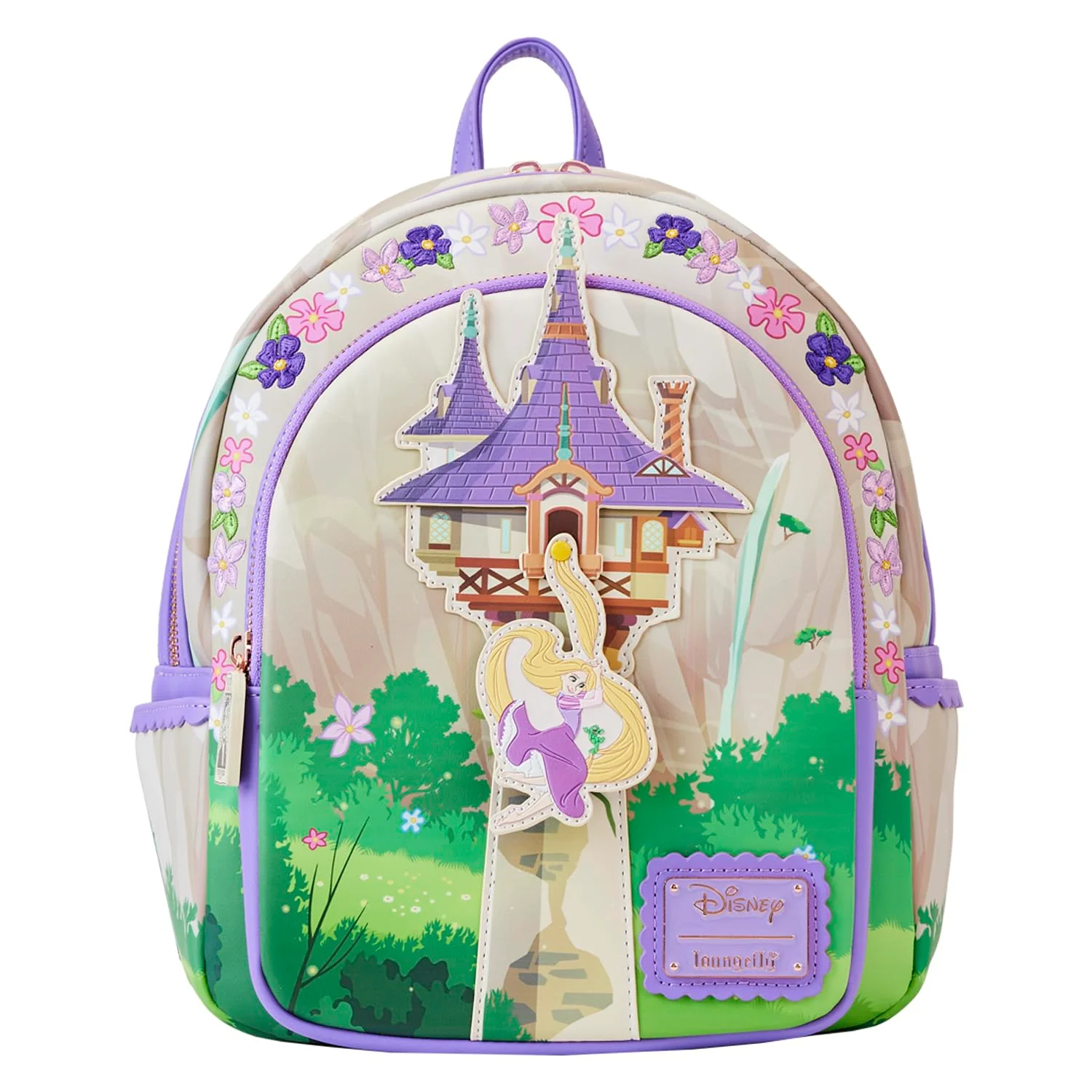 Top-Quality Loungefly Disney Tangled Rapunzel Swinging From Tower Mini Backpack Flexible
