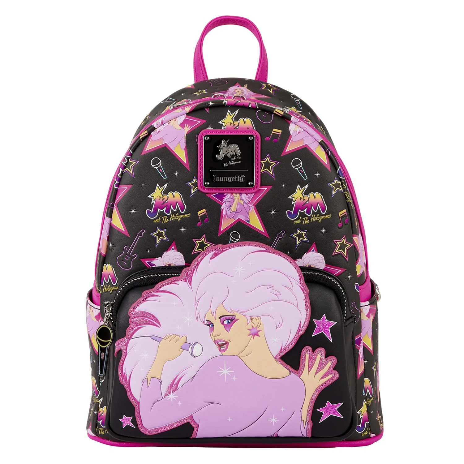 Sustainable Loungefly Hasbro Jem and The Holograms Mini Backpack Minimalist