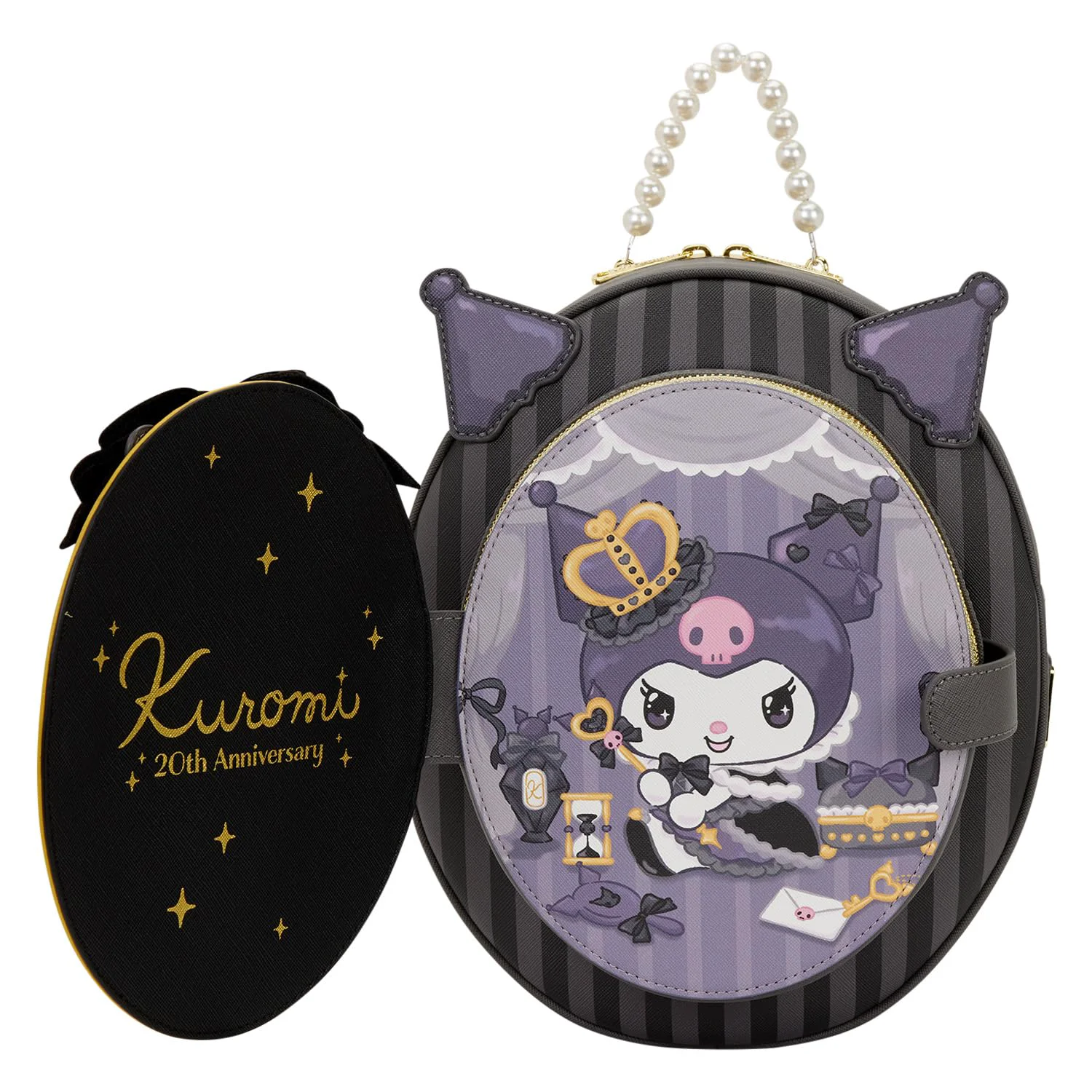 Smooth Loungefly Sanrio Kuromi 20Th Anniversary Cameo Mini Backpack Comfortable