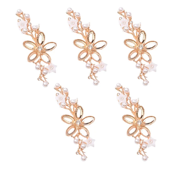 World-Class Maxbell 5 Pieces Elegant Wedding Headdress Hairband for Anniversaries Decor Fine Crafted