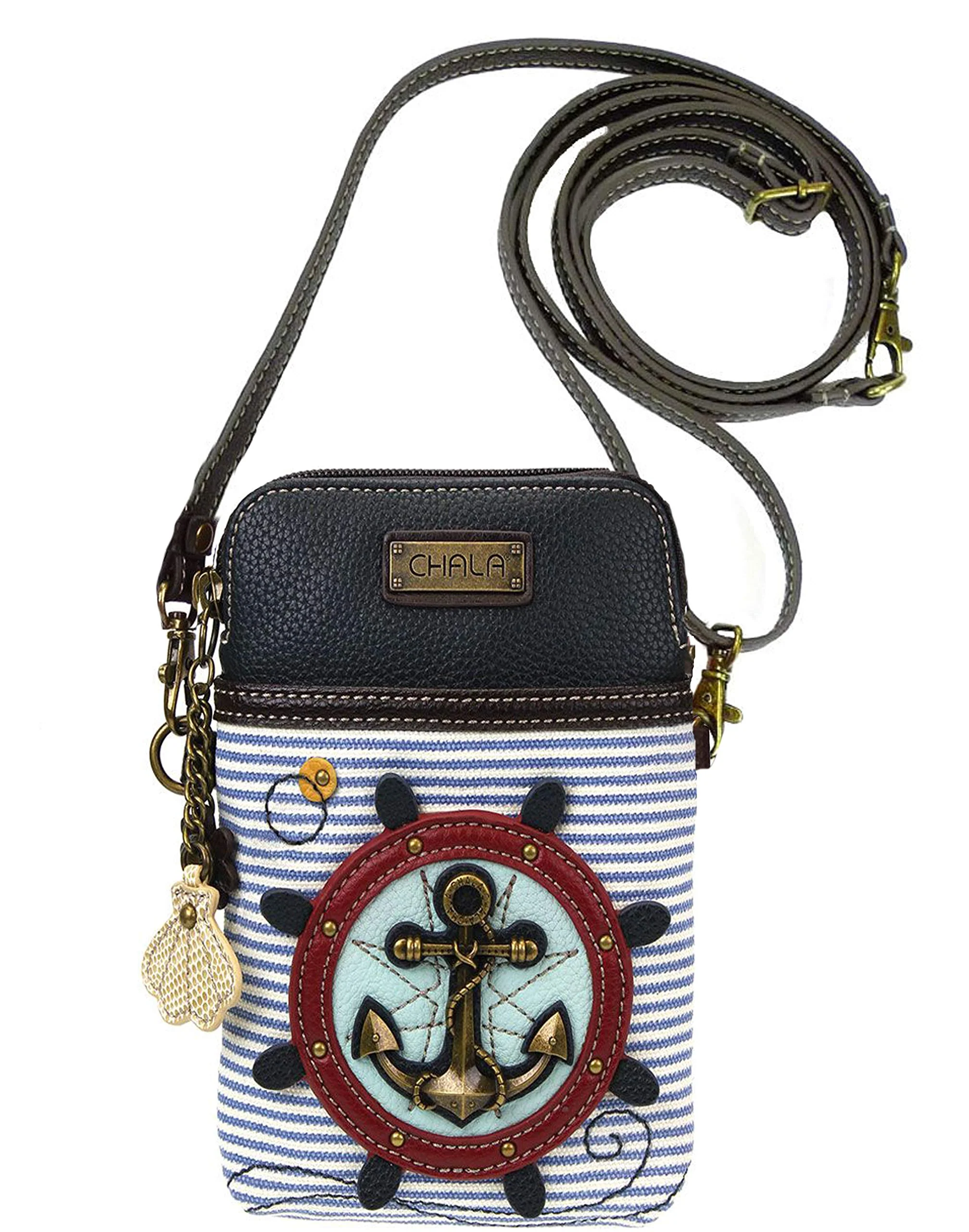 Artisan Chala Handbags Anchor Cellphone Crossbody Handbag Fine Crafted