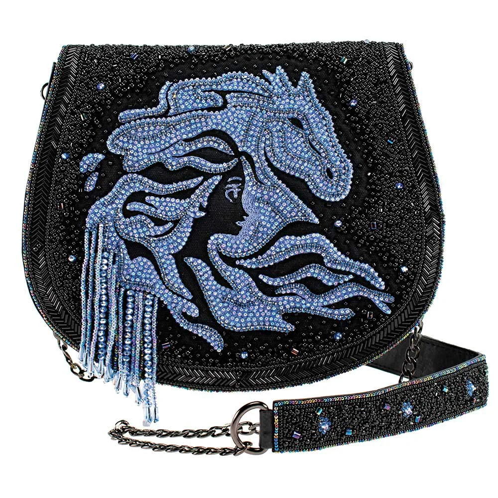 Classic Mary Frances Fearless Disney's Frozen 2 Beaded Crossbody Handbag High-Grade