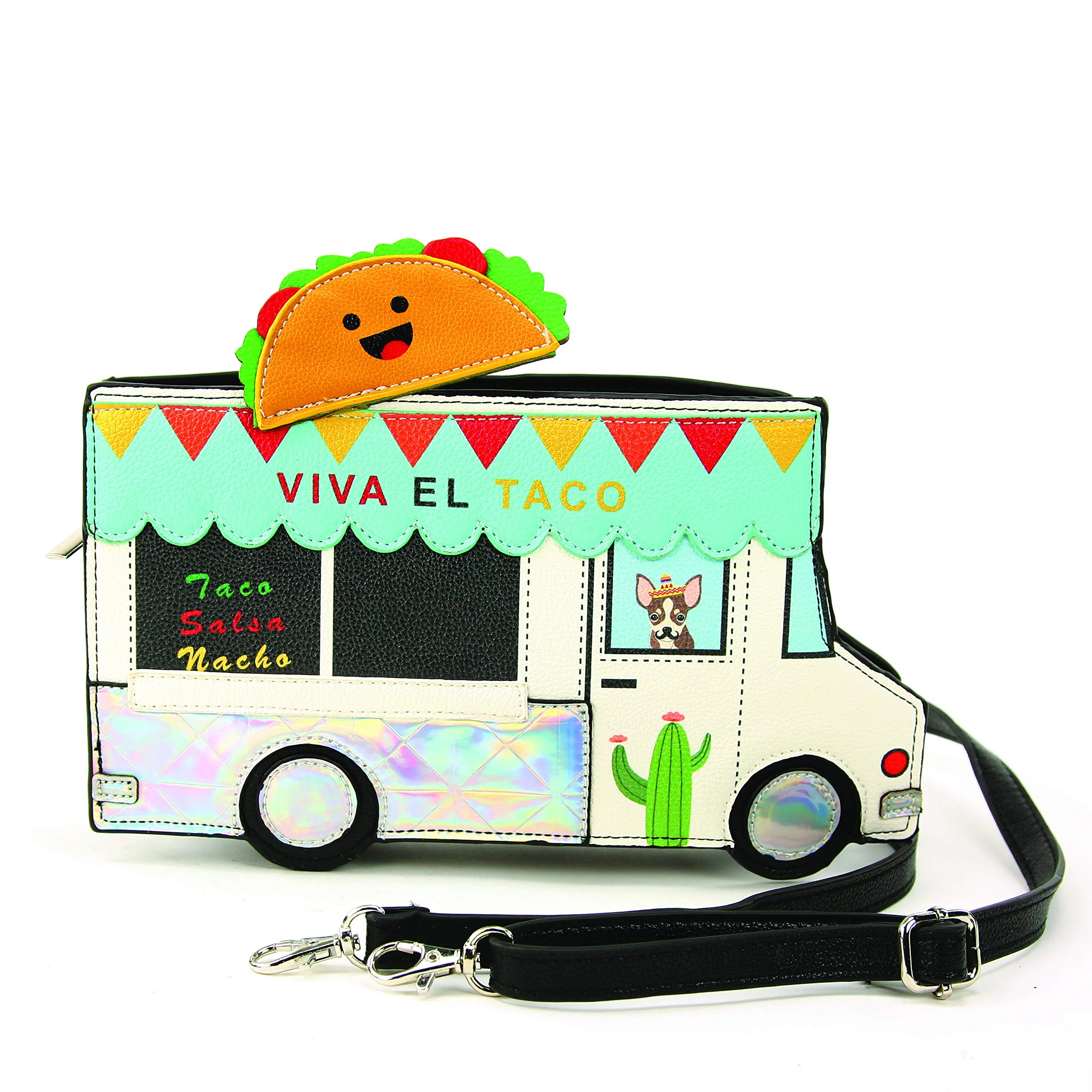 Secure WonderMolly Taco Truck Cross Body Bag in Vinyl Original