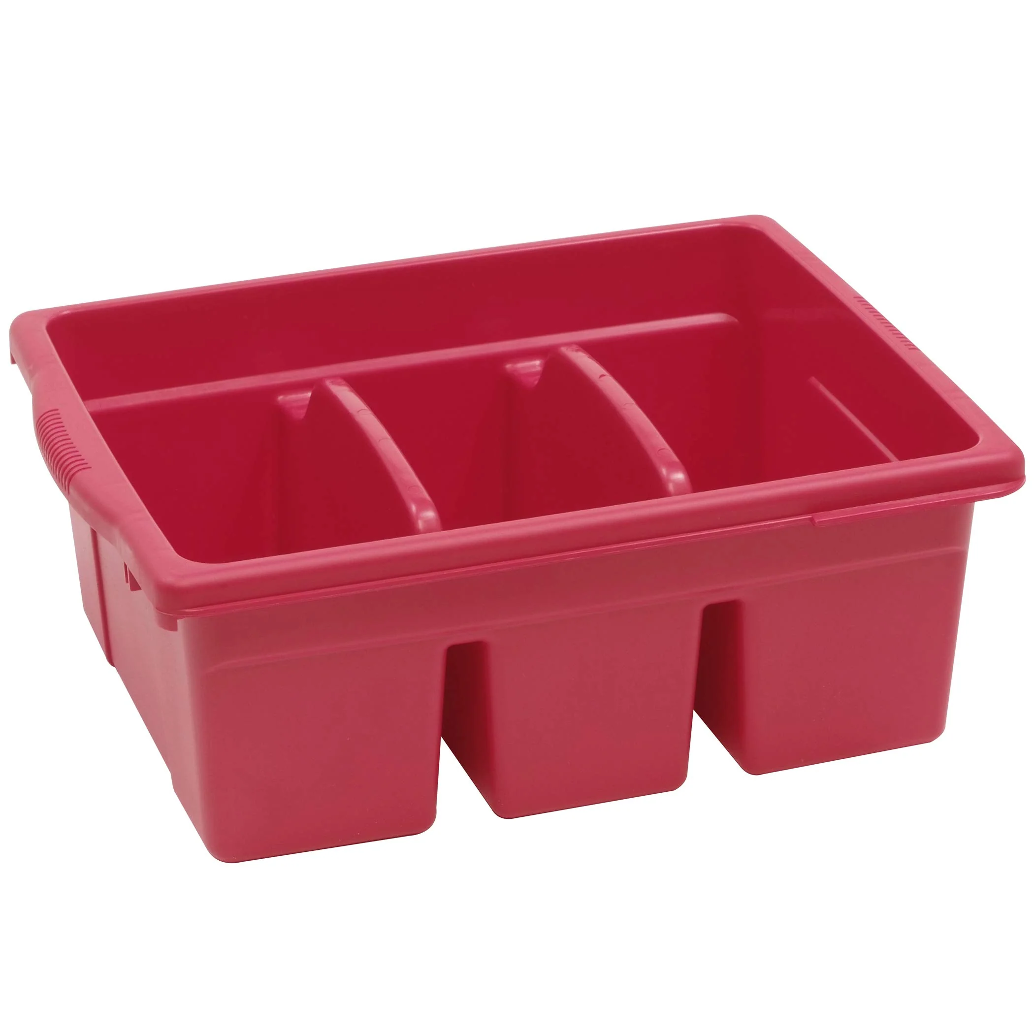 Prestigious Copernicus Leveled Reading Large Divided Book Tub Red Minimalist