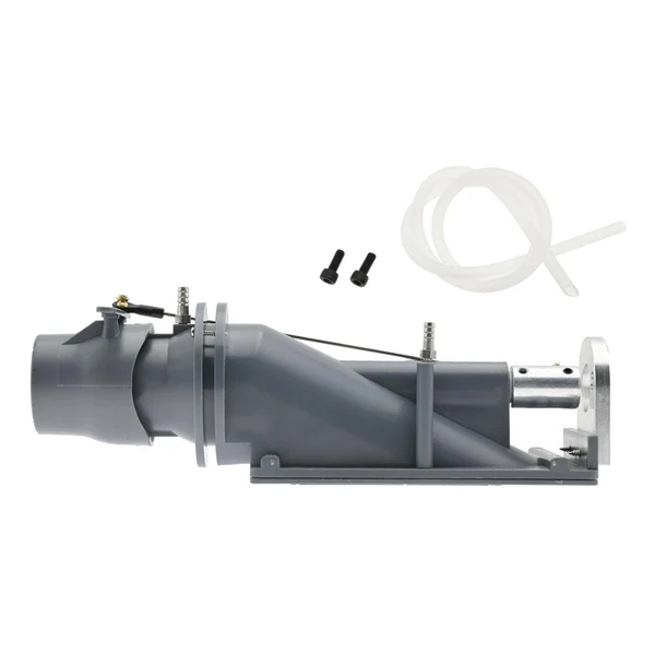 Long-Lasting Maxbell Water Thruster Jet Pump Propeller RC Jet Boat DIY Upgrade Ejector Turbo Gray Detailed