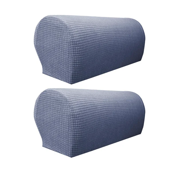 Effective Maxbell 2x Sofa Armrest Covers Washable Stretchable Armrest Cover for recliner Dark Grey Advanced