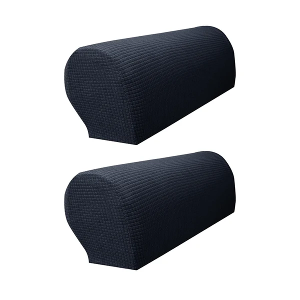 Trendy Maxbell 2x Sofa Armrest Covers Washable Stretchable Armrest Cover for recliner Black Exclusive