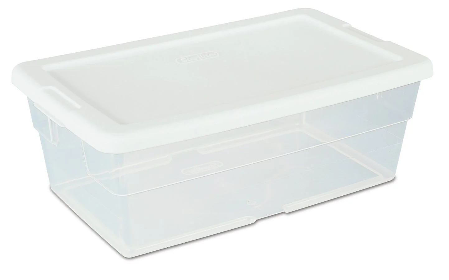 Smart Sterilite Storage Box 13.5 X 8.3 X 4.8 6 Qt. Clear - Pack of 6 Breathable
