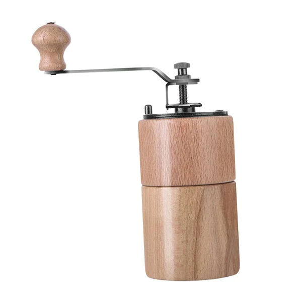 Contemporary Maxbell Manual Coffee Grinders Adjustable Easy to Settings for Home Pepper Espresso Beech Large Selected