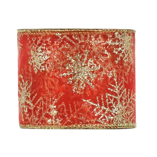 Artisan Maxbell Maxbell Metallic Glitter Ribbon Christmas DIY Trim Crafts for Party Home Decoration Red Dependable