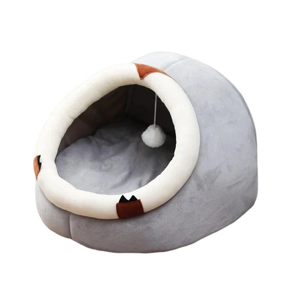 Unique Maxbell Large Cat Beds with Ball Cushion Basket Warm Portable for Kitten Sloth M Original