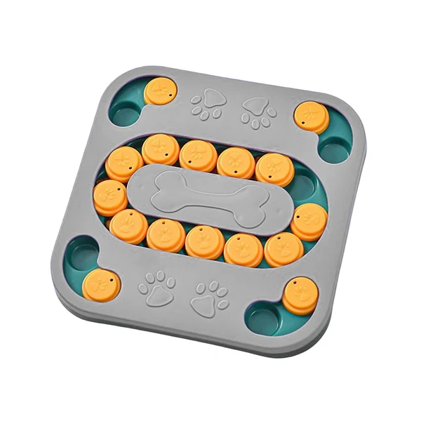 Smart Maxbell Dog Puzzle Toys Funny Feeding Slow Feeder Interactive Puzzle Game Toy Gray Pure