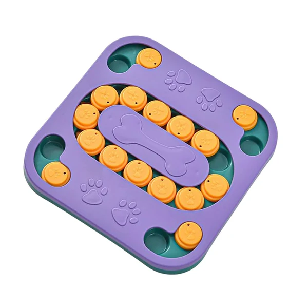 Fine Maxbell Dog Puzzle Toys Funny Feeding Slow Feeder Interactive Puzzle Game Toy Purple Casual