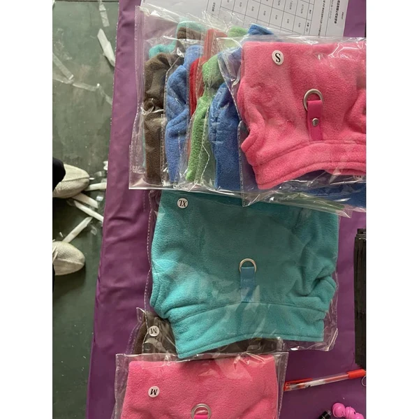 Quality Maxbell Dog Fleece Vest Dog Cold Weather Jacket Puppy Clothing Outdoor Soft Pullover Blue Organic