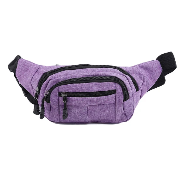 Secure Maxbell Fanny Pack Hip Bag Chest Bag Running Waist Pack for Hiking Outdoor Workout Purple Trusted