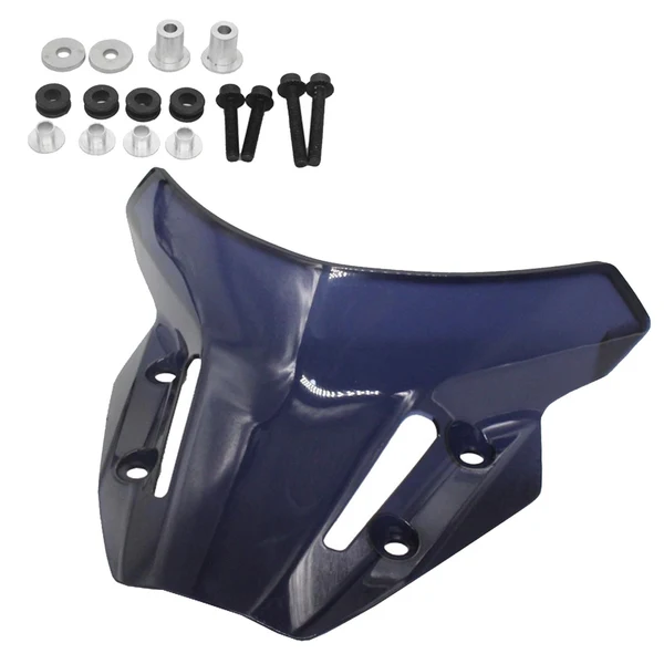 Specialty Maxbell Motorcycle Windshield Motorbike Wind Deflector for Yamaha FZ09 Blue Safe