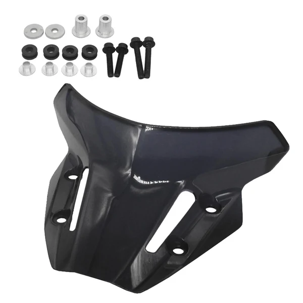 High-Performance Maxbell Motorcycle Windshield Motorbike Wind Deflector for Yamaha FZ09 Black Flexible