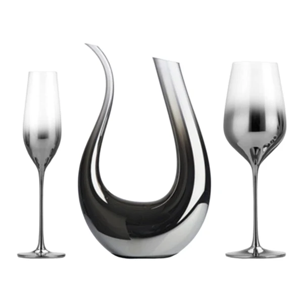 Traditional Maxbell U Shape wine bottle Crystal wine Pourer Red Wine Carafe 1500ml Top-Quality