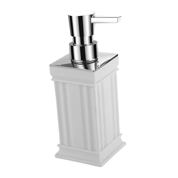 Verified Maxbell Refillable Empty Lotion Soap Dispenser 250ml for Kitchen Bathroom White Secure