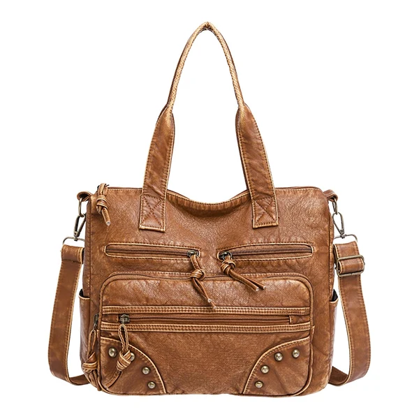 Minimalist Maxbell Soft Women Handbag Shoulder Purse Ladies Girls Women Handle Travel StyleC Safe