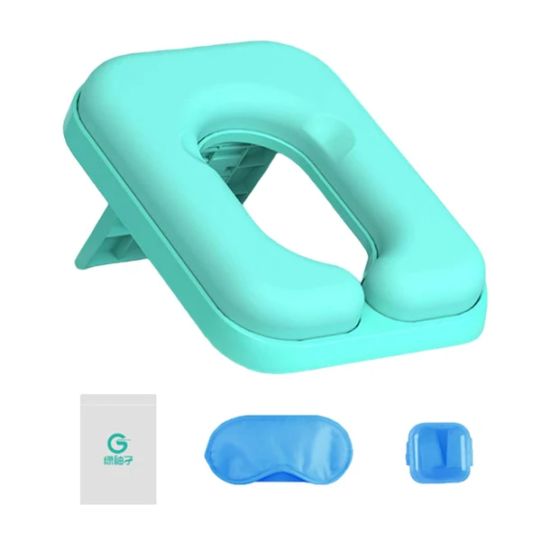 Organic Maxbell Foldable Neck Pillow Support Pillow Cushion Headrest for Home Green Fine Crafted