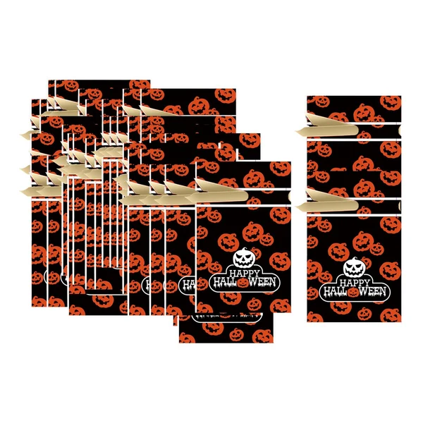 Unique Maxbell 50Pcs Halloween Candy Bags Treat Bags Gift Bags for Home Wedding Christmas Orange Pumpkin Safe
