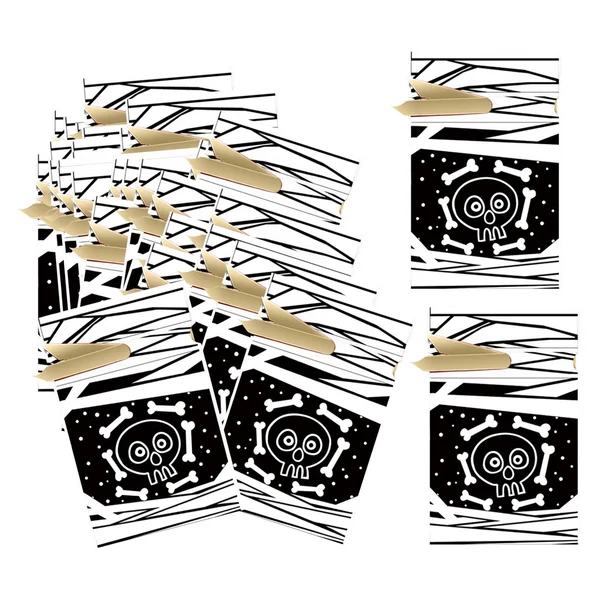 User-Friendly Maxbell 50Pcs Halloween Candy Bags Treat Bags Gift Bags for Home Wedding Christmas Black White Consistent