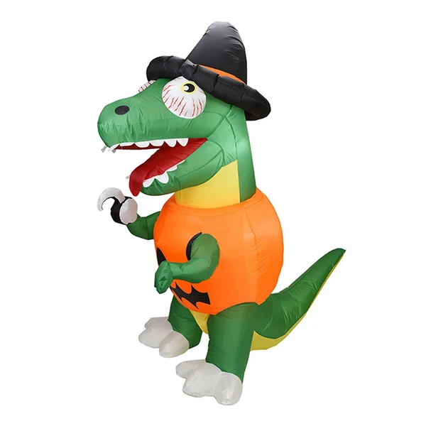 High-Performance Maxbell Halloween Inflatable Pumpkin Dinosaur Lighted Inflatable for Decoration Fast