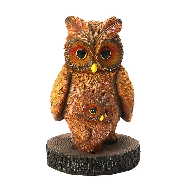 Fast Maxbell Owl Shape Lawn Light Animal Statue Landscape Lamp for Yard Garden Patio Style A Practical