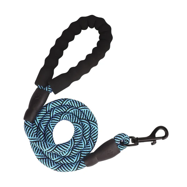High-Performance Maxbell Slip Lead Dog Leash Traction Rope Snap Hook Daycare for Running Training Cat blue Traditional