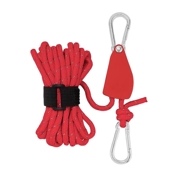 Clean Maxbell Multifunction Tent Rope Tent Fixed Buckle Paracord for Travel Outdoor Hiking Red High-Quality