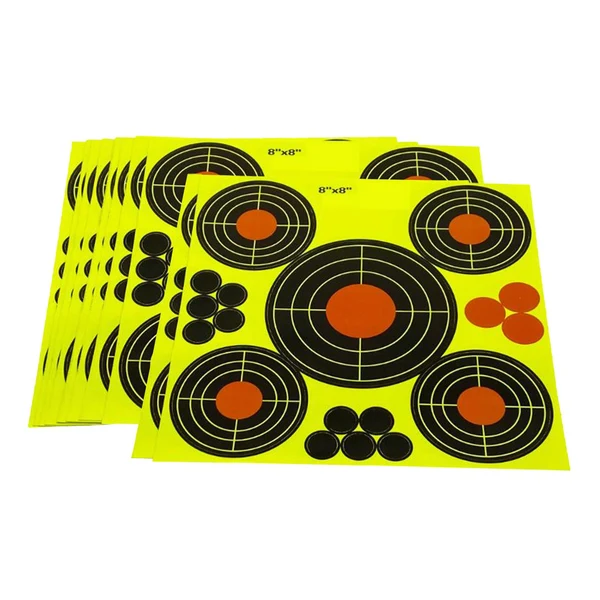 Traditional Maxbell 10x 8 Splash Targets Shooting Practice Training Round Target Stickers Aim Durable