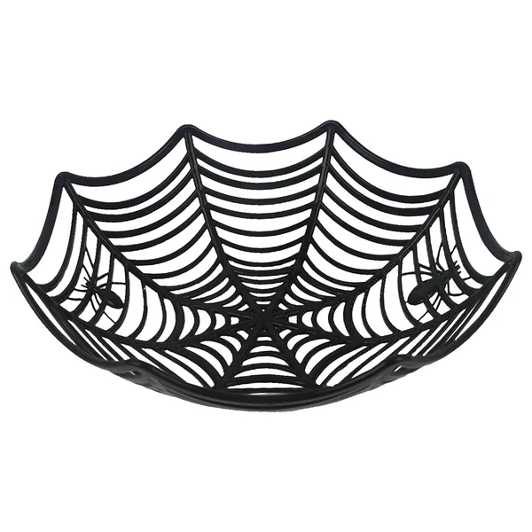 Smooth Maxbell Storage Basket Halloween Decor Container for Snack Fruit Dinner Table Black Authentic