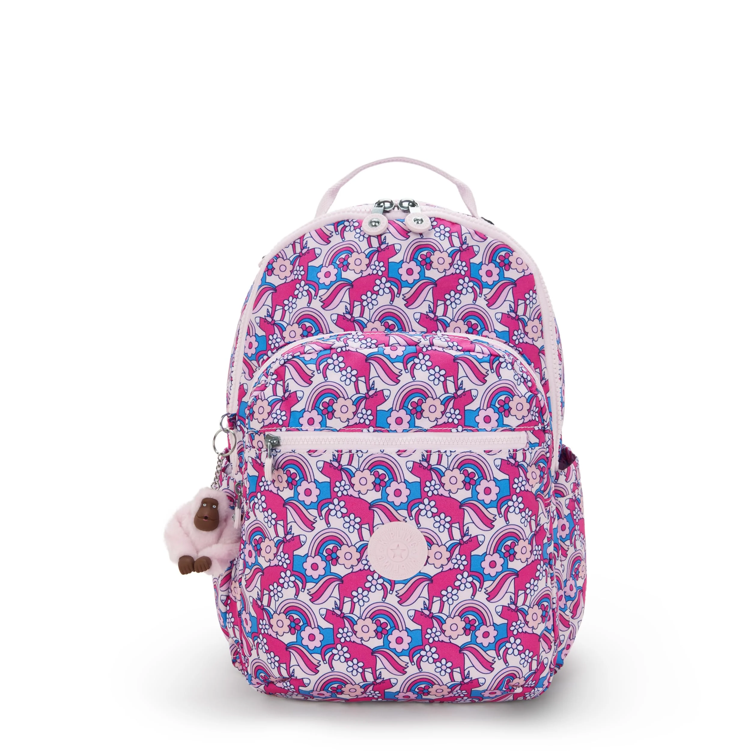 Advanced Kipling Women's Seoul Prt 15 Laptop Backpack Durable Roomy with Padded Shoulder Straps Built-In Protective Sleeve Green