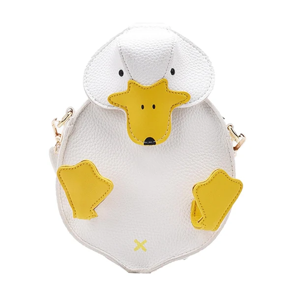 Eco-Friendly Maxbell Fashion Mini Shoulder Bag Duck Handbag Cartoon Girls for Travel Date Soft
