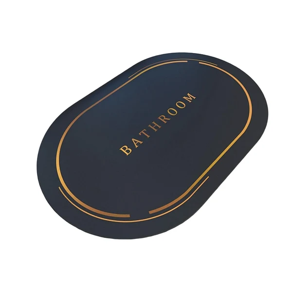 Soft Maxbell Non Slip Bath Mat Doormat Carpet Area Rug for Living Room Bathroom Entrance Black World-Class