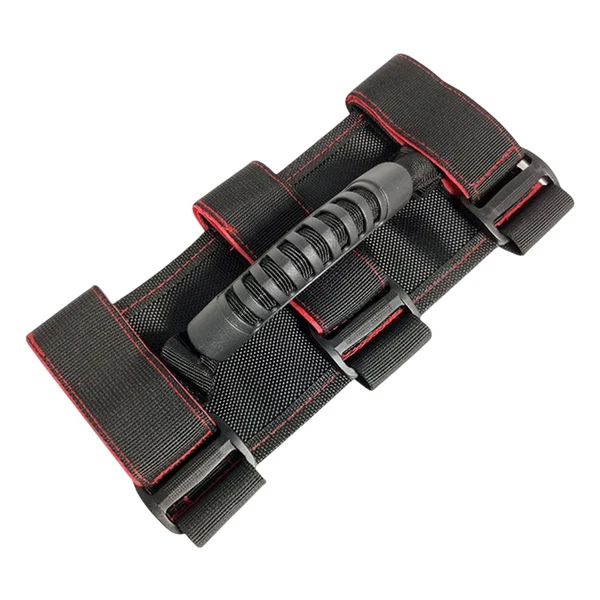 Advanced Maxbell Roll Bar Grab Handles Grip Handle for CJ YJ TJ JK JKU JL JLU Black Solid