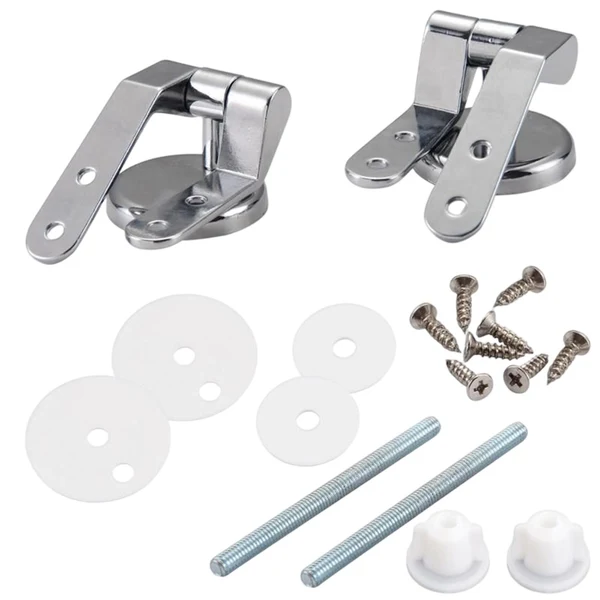 Trusted Maxbell Toilet Seats Hinges for Toilet Lid with Fitting Screws Zinc Alloy Finished High-Grade