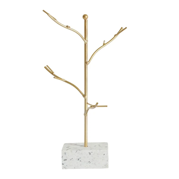Reliable Maxbell Jewelry Holder Classic Solid Ornament Alloy Resin for Gift Dresser Women Square Bottom Trusted