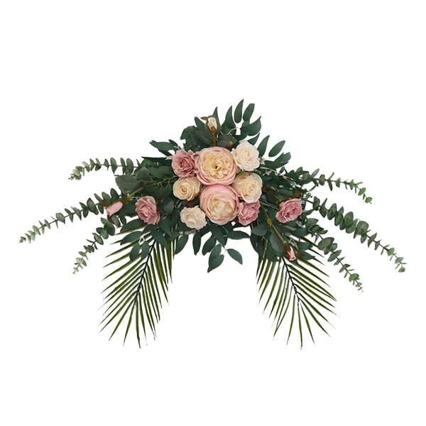 Casual Maxbell Silk Floral Centerpiece Arrangement for Wedding Engagement Party Light Pink Verified
